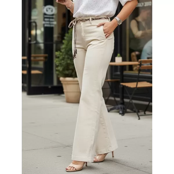  Pantaloni de dama DSTREET UY3058 ECRU 
