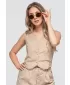 Palton de damă OMBRE OW-VE-E0009 TAUPE