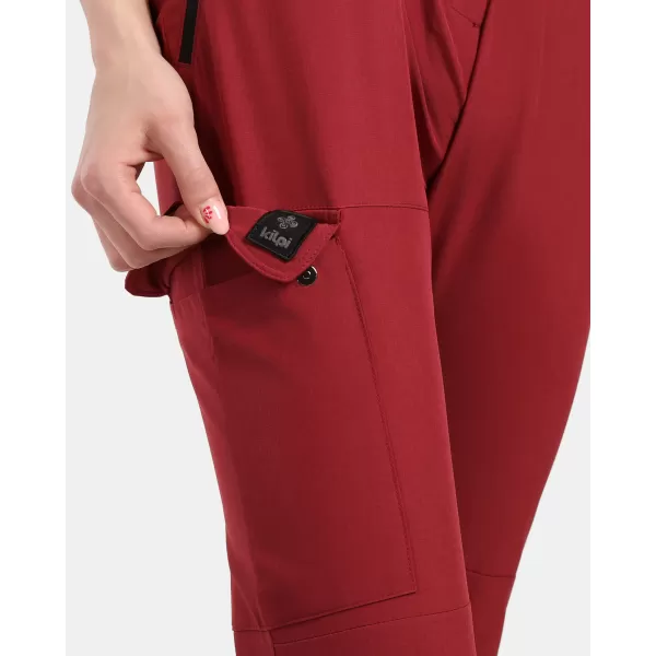  Pantaloni de dama KILPI BELVELA-W 1L0406KI ROȘU ÎNCHIS 