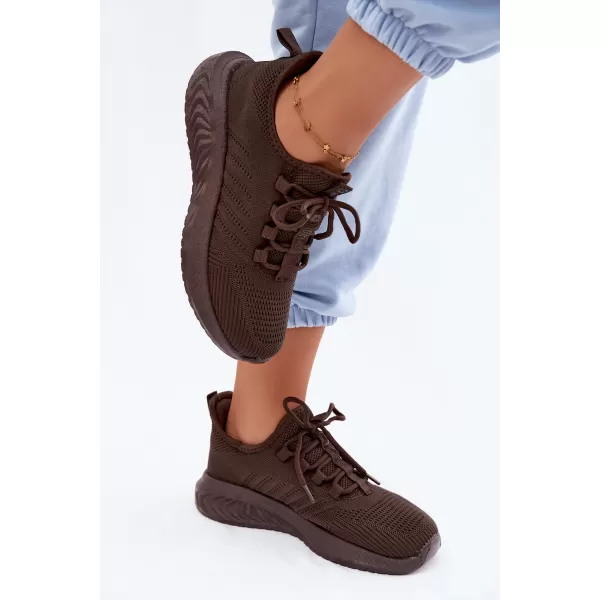  Adidași de damă BIG STAR SHOES UU274055 MARO/BEJ 
