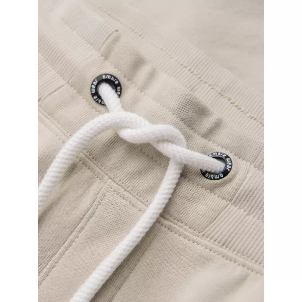  Pantaloni de trening pentru bărbați OMBRE OM-PABS-0305 BEJ DESCHIS 