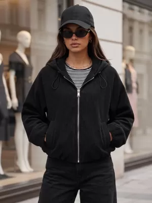 Geaca de dama DSTREET TY6062 NEGRU