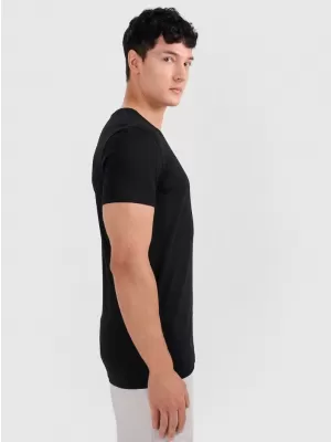 Tricou pentru bărbați 4F RMM00TTSHM3248 NEGRU ADÂNC
