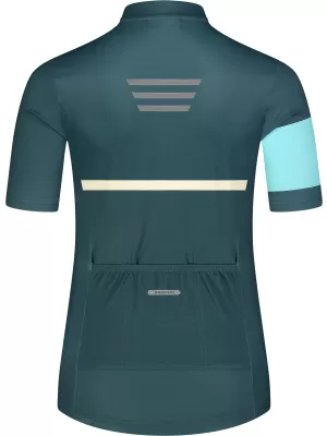 Tricou de ciclism pentru femei NORDBLANC ENTHUSIAST NBSLF8084 VERDE