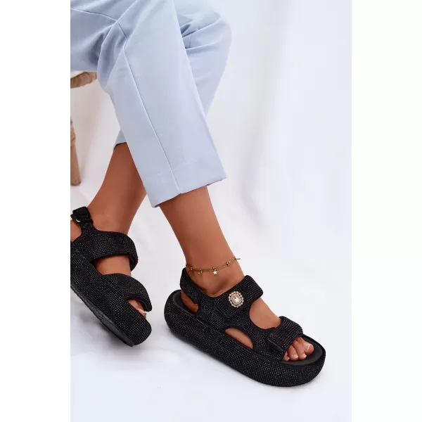  Sandale de dama GOE TT2N4102 NEGRU 