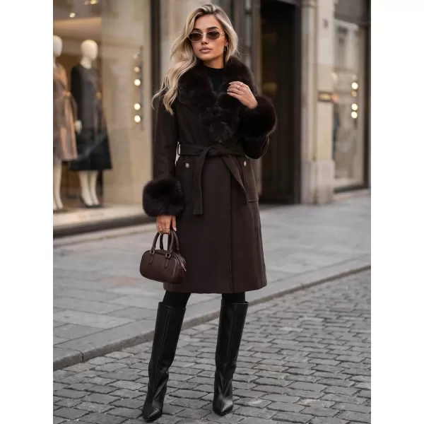  Palton de damă DSTREET TY6076 MARO 