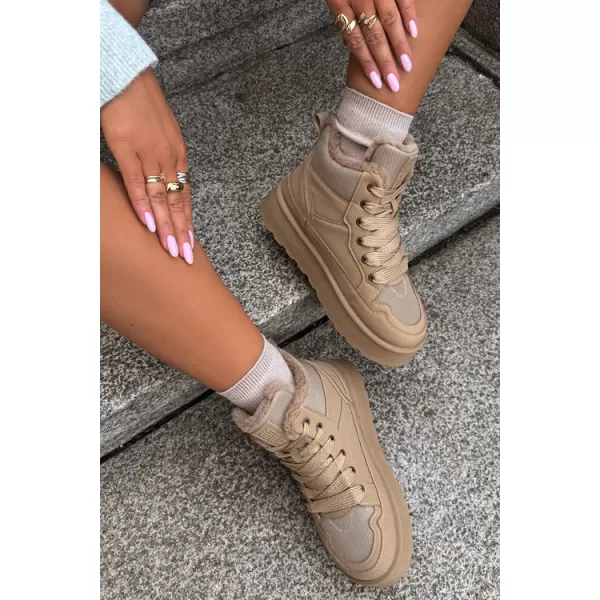  Oameni de zăpadă pentru femei BIG STAR SHOES UU274166 BEJ 