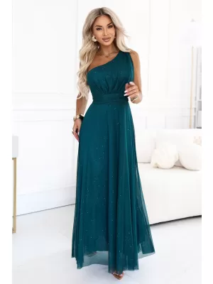 Rochie de femei NUMOCO 656-4 VERDE STICLA