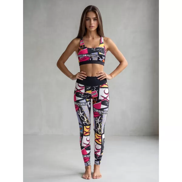  Jambiere funcționale lungi premium pentru femei (dimensiuni noi) ALTISPORT VOJ/ALW041LEG05 NEGRU 