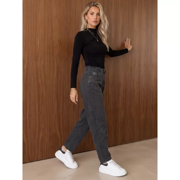  Pantaloni de dama DSTREET UY3209 GRI ÎNCHIS 