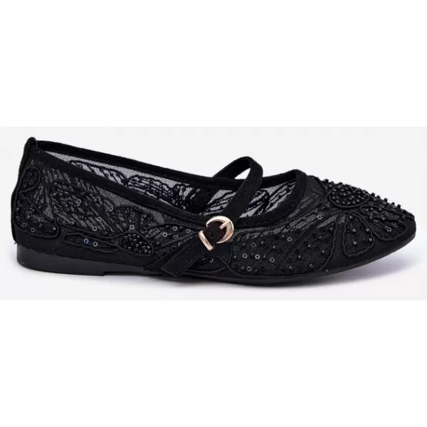  Balerini de dama BOTO CH951 NEGRU 