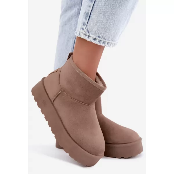  Oameni de zăpadă pentru femei BIG STAR SHOES UU274224 BEJ 