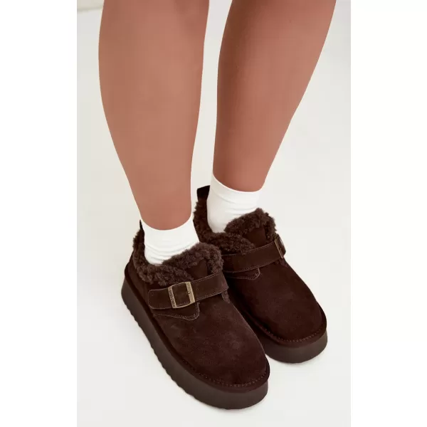  Oameni de zăpadă pentru femei BIG STAR SHOES UU274319 MARO/BEJ 
