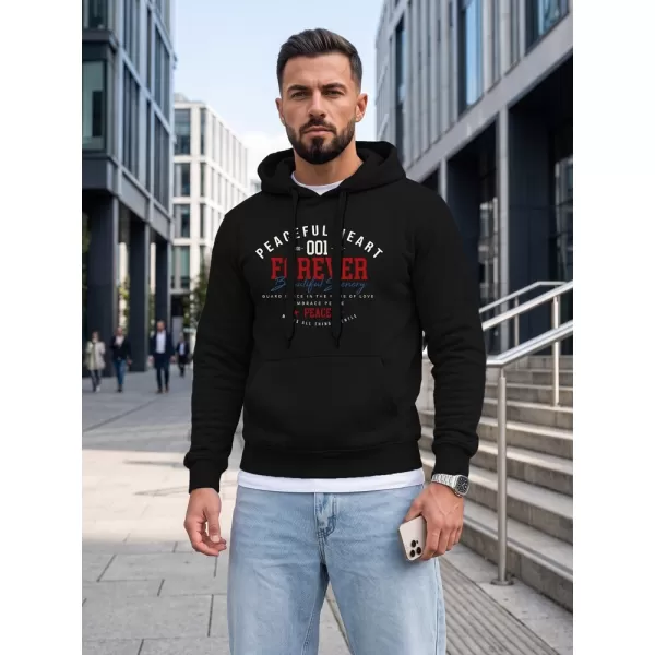  Hanorac pentru bărbați DSTREET NX5150BX-03-09 NEGRU 