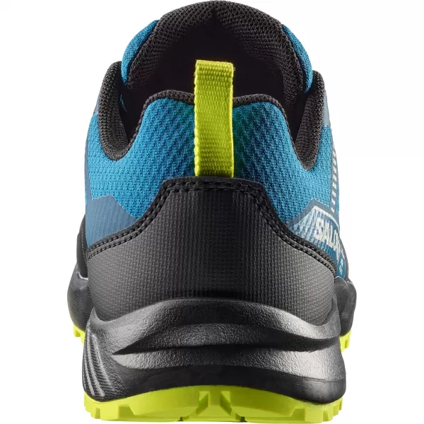  Pantofi pentru copii SALOMON OUTSCAPE WATERPROOF L49212500 MYKONOS ALBASTRU/NEGRU/ VAR ACID 