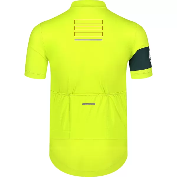  Tricou de ciclism pentru bărbați NORDBLANC CAMEL NBSMF8079 VERDE 