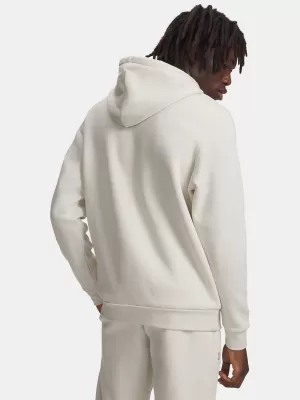 Hanorac pentru bărbați UNDER ARMOUR ICON FLEECE HOODIE 1373880-110 ALB