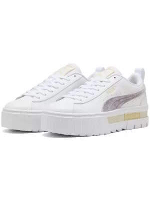 Adidași de damă PUMA MAYZE VELVET DREAM WNS 403326-01 PUMA ALB/GEM DE PRUNE
