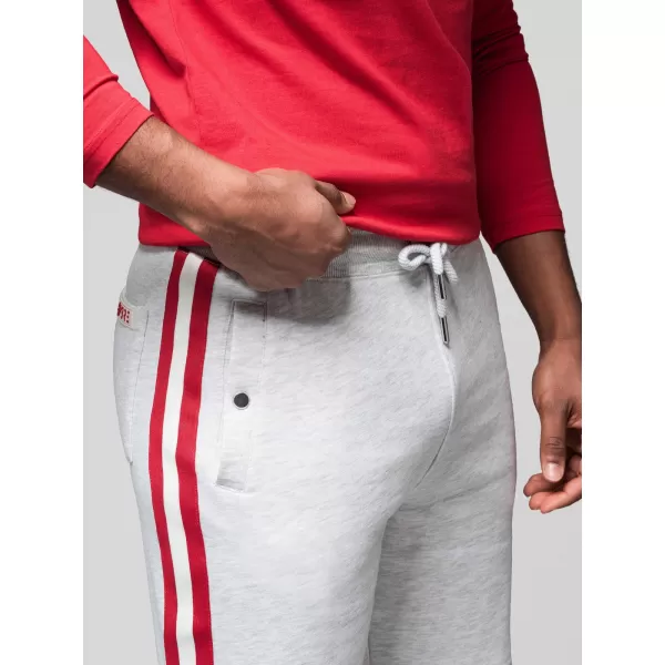  Set de pantaloni scurți pentru bărbați OMBRE Z128 GRI MELANGE/MĂSLINIU 