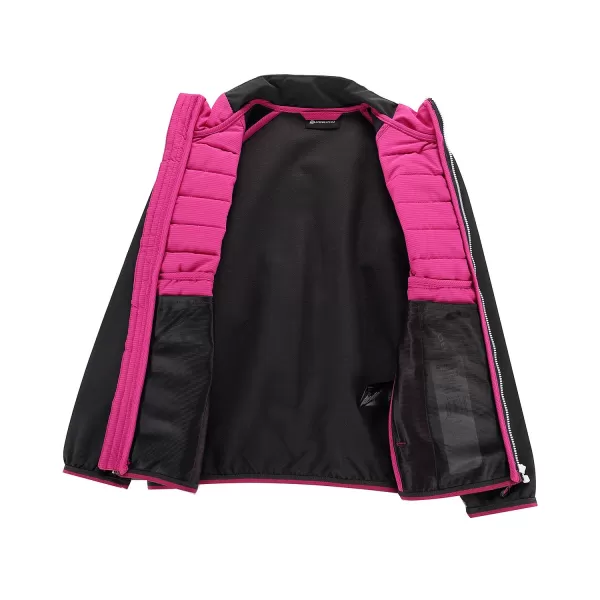  Jacheta pentru copii ALPINE PRO GERLO ROȘU FUCSIA 