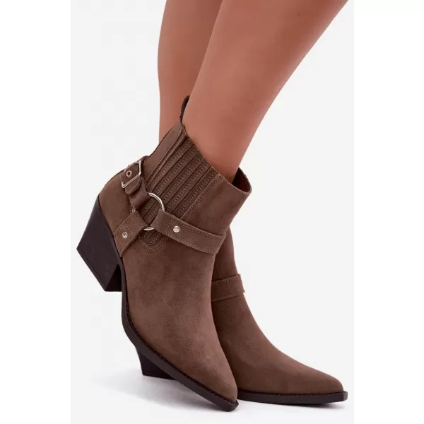  Botine de dama BOTO NC1360K CAPPUCCINO 