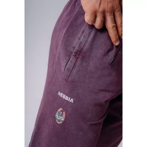  Pantaloni scurți pentru bărbați NEBBIA OLYMPIA 950 CLARET 