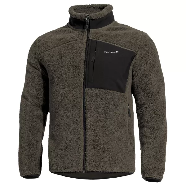  Hanorac pentru bărbați PENTAGON SUMMIT SHERPA FLEECE K08063 VERDE 