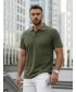 Tricou pentru bărbați cu guler DSTREET PX0511 VERDE