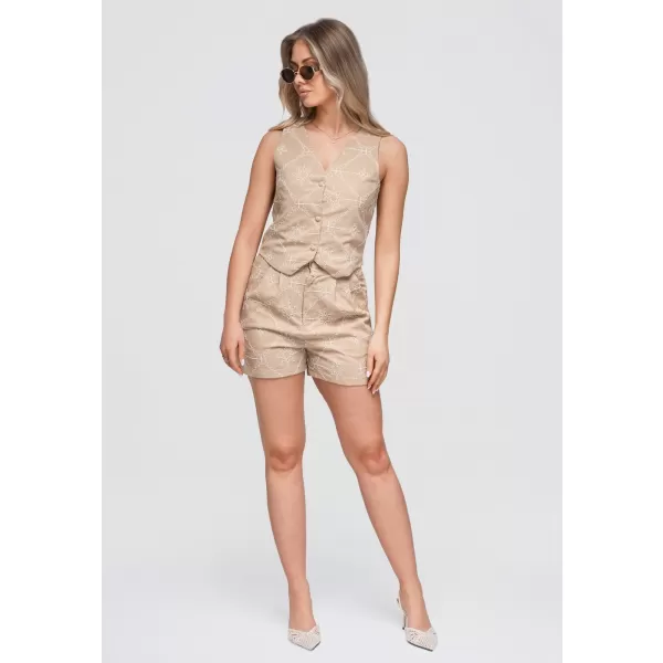  Palton de damă OMBRE OW-VE-E0009 TAUPE 