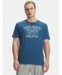 Tricou pentru bărbați UNDER ARMOUR M 60/40S ARMOR GLOBE SS 6009261-498 ALBASTRU