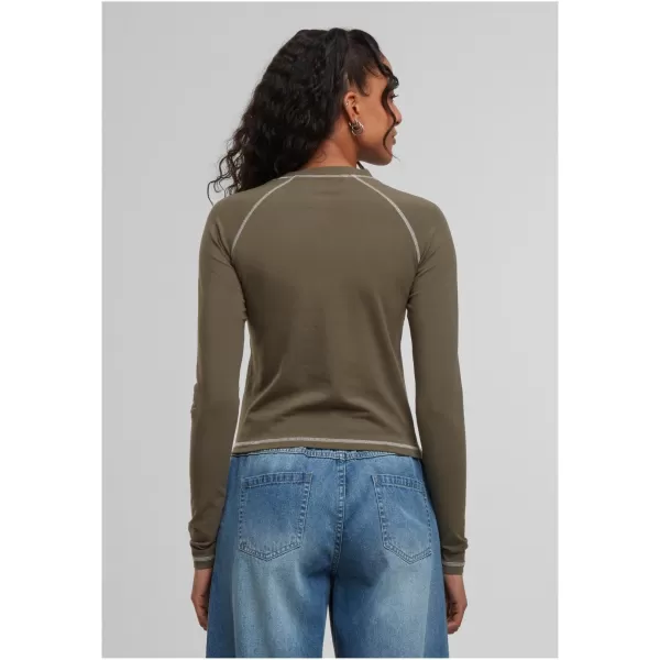  Tricou de damă URBAN CLASSICS TB7730 MĂSLINE 
