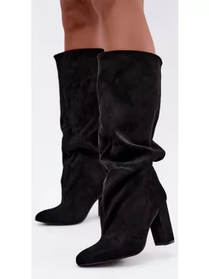 Cizme de dama BOTO C-378 NEGRU MAT
