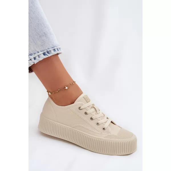  Adidași de damă BIG STAR SHOES TT274271 BEJ 
