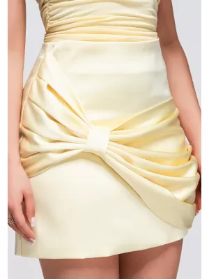 Fusta de dama OMBRE OW-GL-E0007 GALBEN