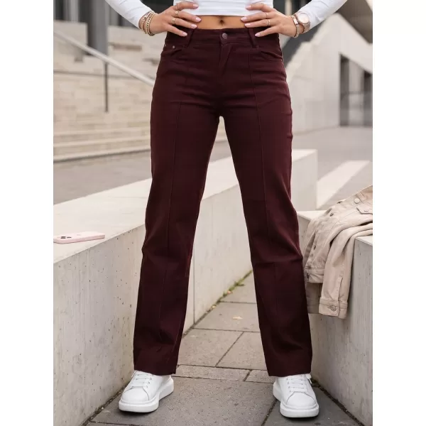  Pantaloni de dama DSTREET UY3090 ROŞU 