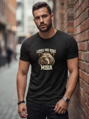 Tricou pentru bărbați DSTREET NX0097R-BK NEGRU