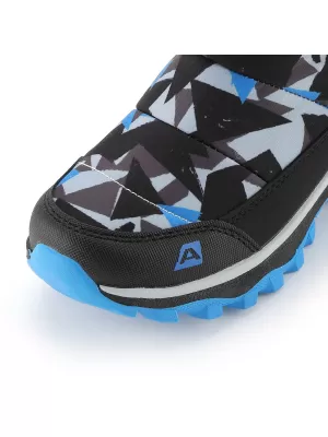 Oameni de zăpadă de iarnă pentru copii ALPINE PRO BERNO ALBASTRU STRĂLUCITOR