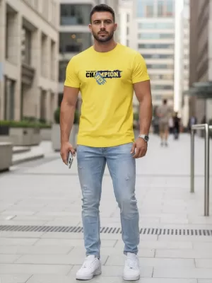 Tricou pentru bărbați DSTREET NX5017R-YE CHIHLIMBAR