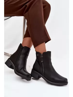 Botine de dama EVENTO 24BT02-7992 NEGRU