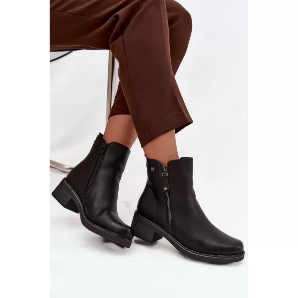  Botine de dama EVENTO 24BT02-7992 NEGRU 