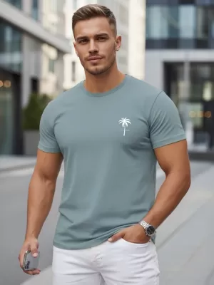 Tricou pentru bărbați DSTREET NX5126R-SB ALBASTRU