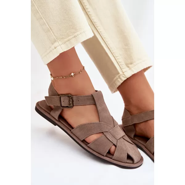 Sandale de dama BIG STAR SHOES TT274250 BEJ 