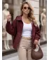 Geaca de dama DSTREET TY5916 BURGUNDIA