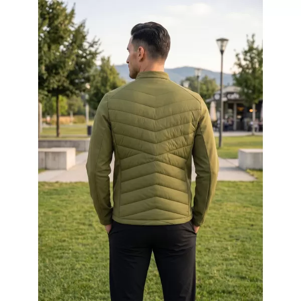  Jachetă hibridă pentru bărbați MALFINI PREMIUM CROSS 555 VERDE AVOCADO 
