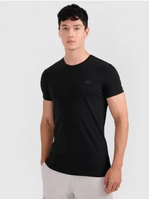 Tricou pentru bărbați 4F RMM00TTSHM3248 NEGRU ADÂNC