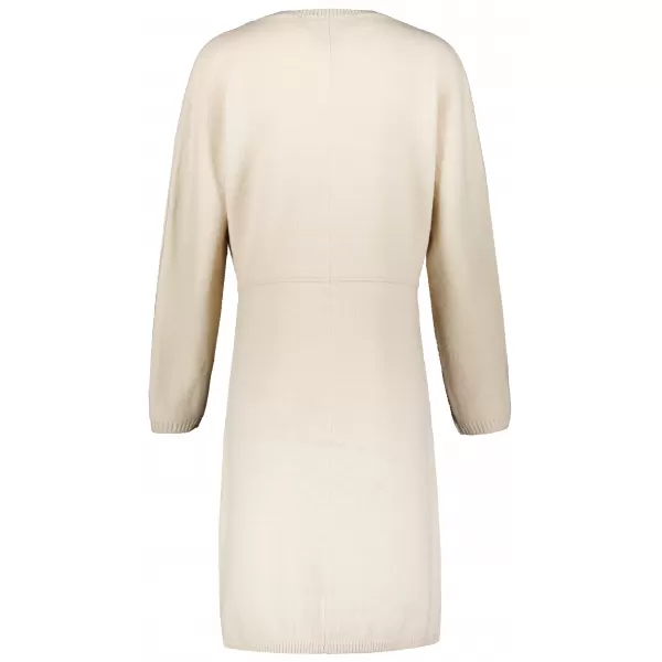  Rochie de dama tricotata ALTISPORT ISIDORE BEJ DESCHIS 