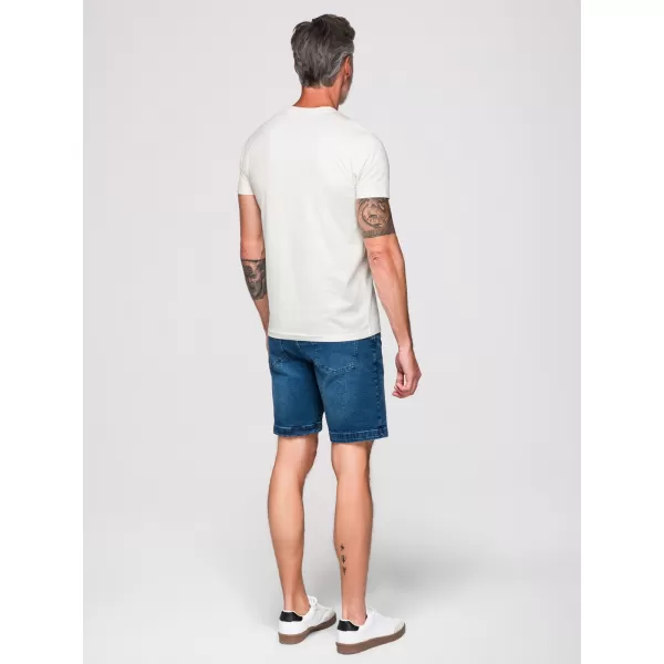  Tricou pentru bărbați OMBRE OM-TSPT-0259 ALB 