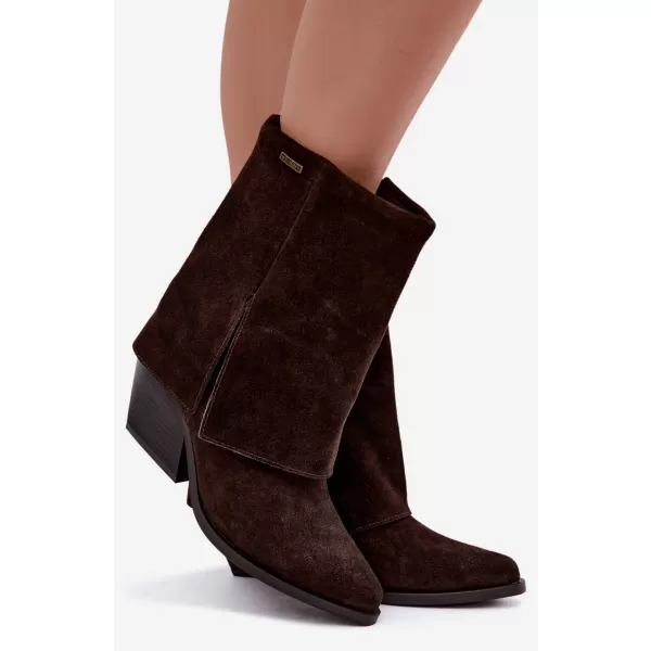  Cizme de dama BIG STAR SHOES UU274115 UMBRE MARO/BEJ 