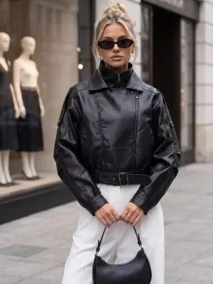 Geaca de dama DSTREET TY5844 NEGRU