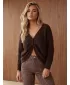 Pulover de dama DSTREET MY2646 MARO
